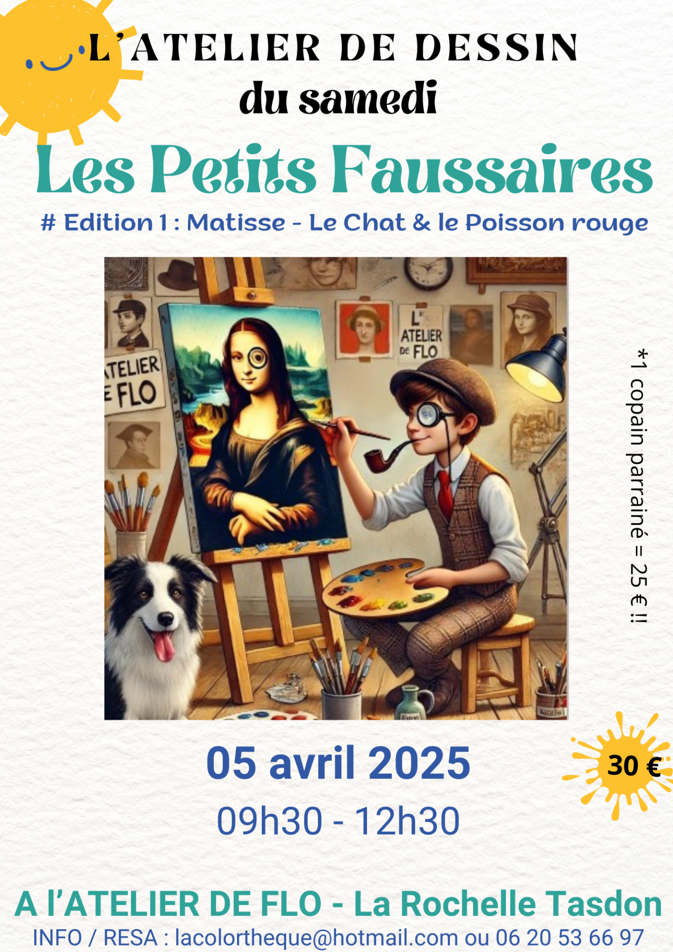 Atelier de flo du samedi les petits faussaires